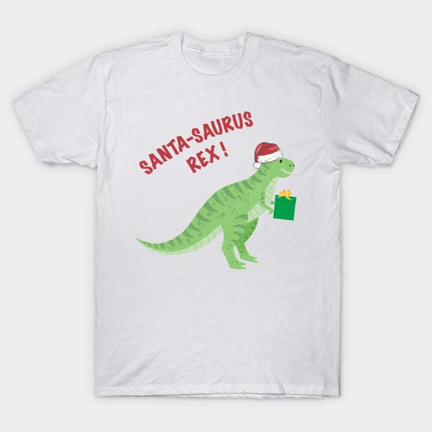 Santa Saurus Rex! T-Shirt by SWON Design